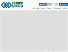 Tablet Screenshot of francobuildings.com